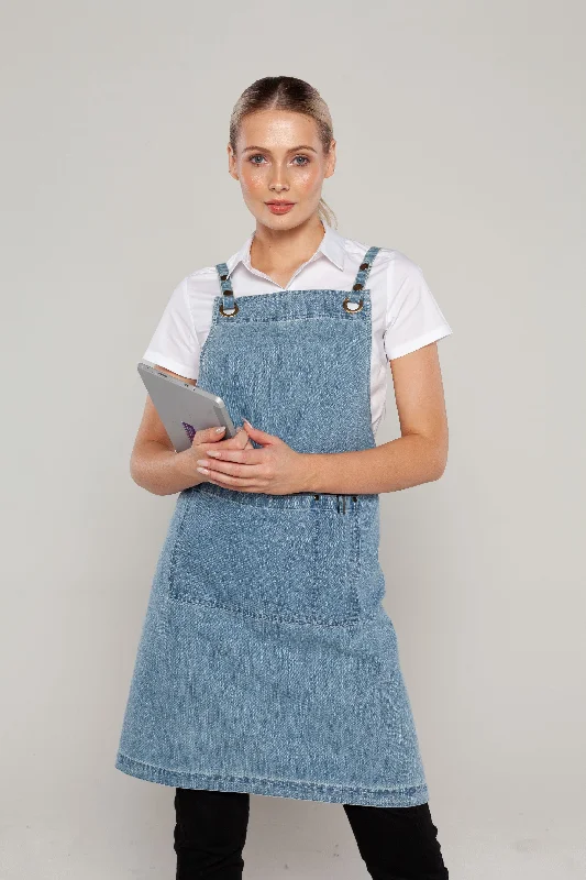 Bondi Crossover Apron Interchangeable straps Stone Wash