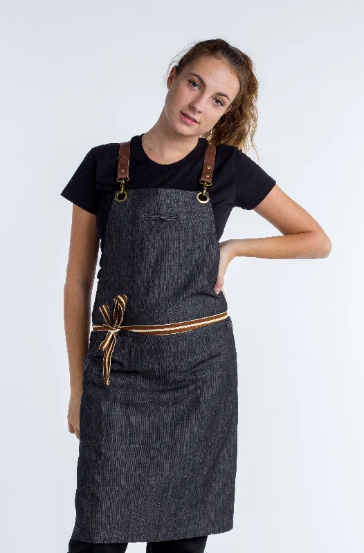 Denim apron Charcoal Grey Cello