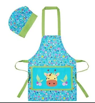 Maxwell & Williams Kasey Rainbow - Critters Childs Apron & Hat Set - Blue