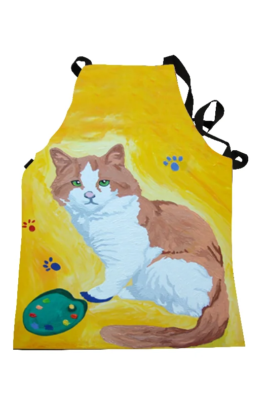 Cat Apron - Paw in the Paint