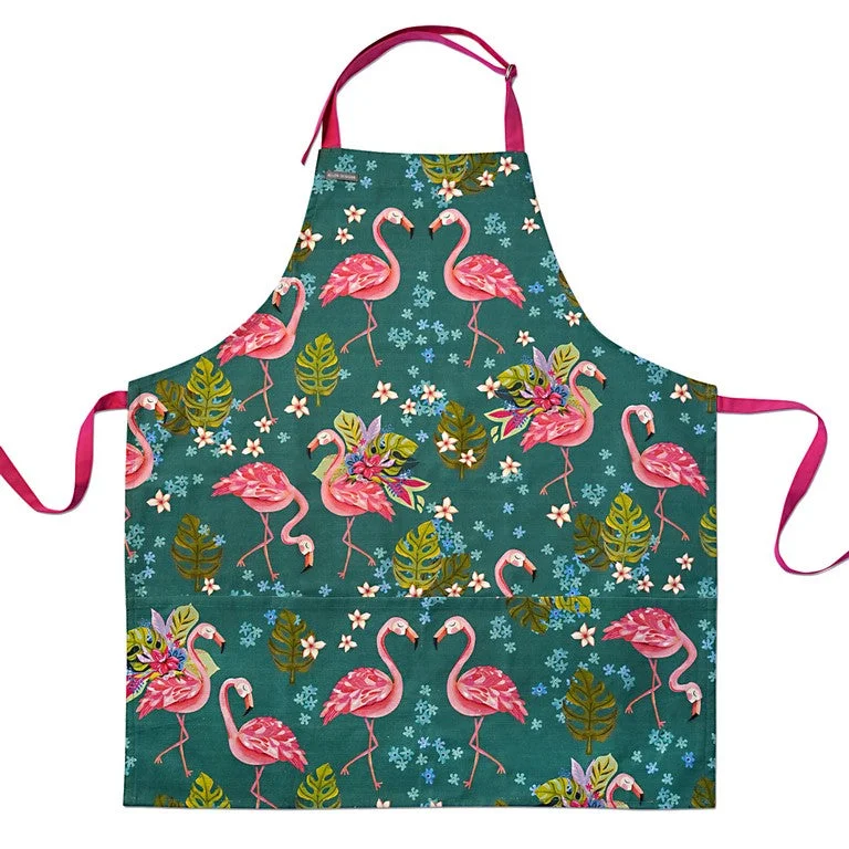 Rikaro - Flamingo Teal Apron