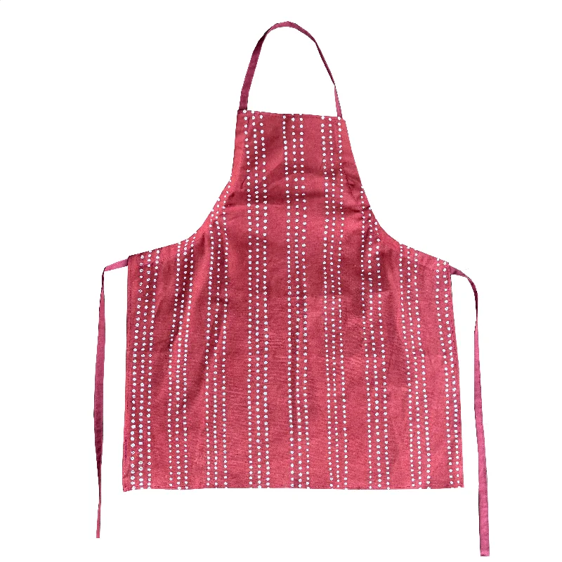 Tribal Cloth Crimson - Aprons