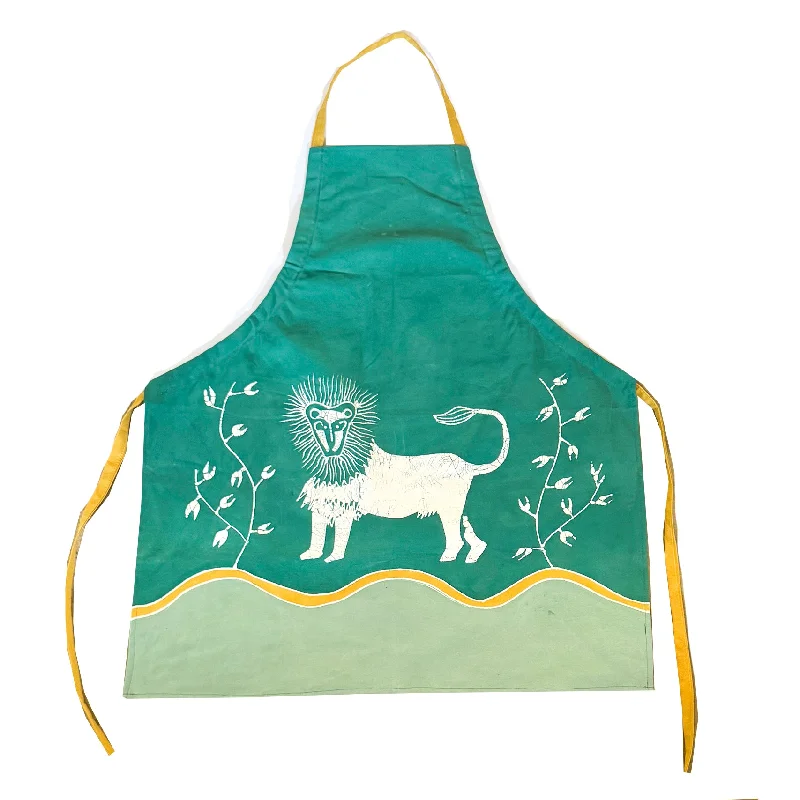 Zobisika Lion Apron Aqua