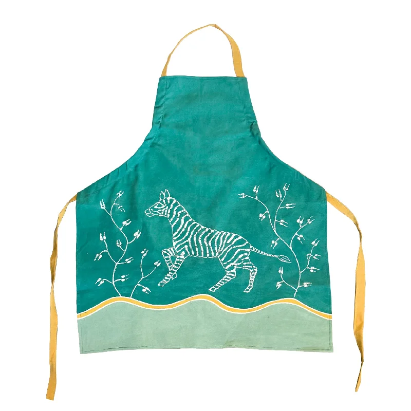 Zobisika Zebra Apron Aqua