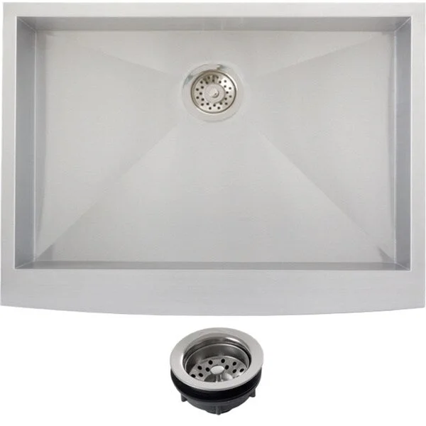 Ticor Stainless Steel Undermount 30-inch Single Bowl Farmhouse Apron Kitchen Sink