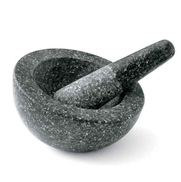 Fresco 6.5" Slope Front Granite Mortar & Pestle