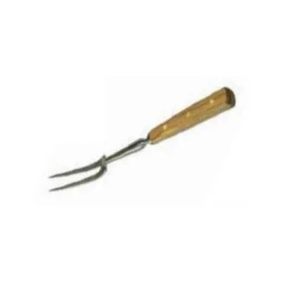 Johnson & Rose 13.75" Heavy Duty Forged Cook's Fork with Wooden Handle