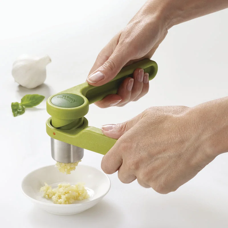 Joseph Joseph Helix 7" Garlic Press, Green