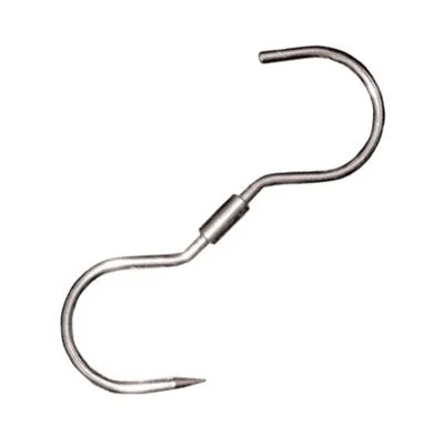 Nella 100 mm x 4 mm S Hook, Stainless Steel