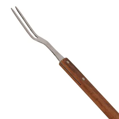 Nella 12.5" Heavy Duty Pot Fork with Short Wooden Handle