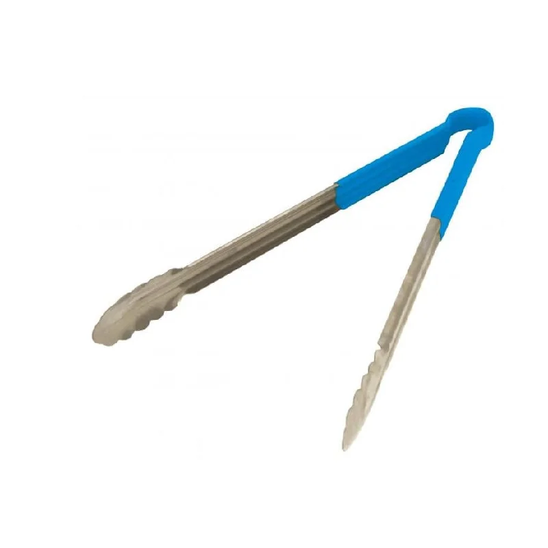 Nella 16" Tongs with Plastic Handle, Blue