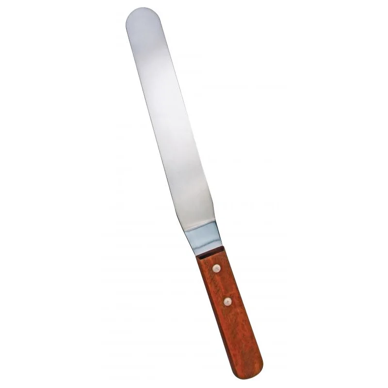 Nella 8.5" x 1.5" Offset Spatula with Wooden Handle