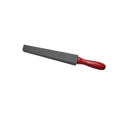 Nella Utility File Norton Sharpening Stone, JD2 Crystolon, Red Handle