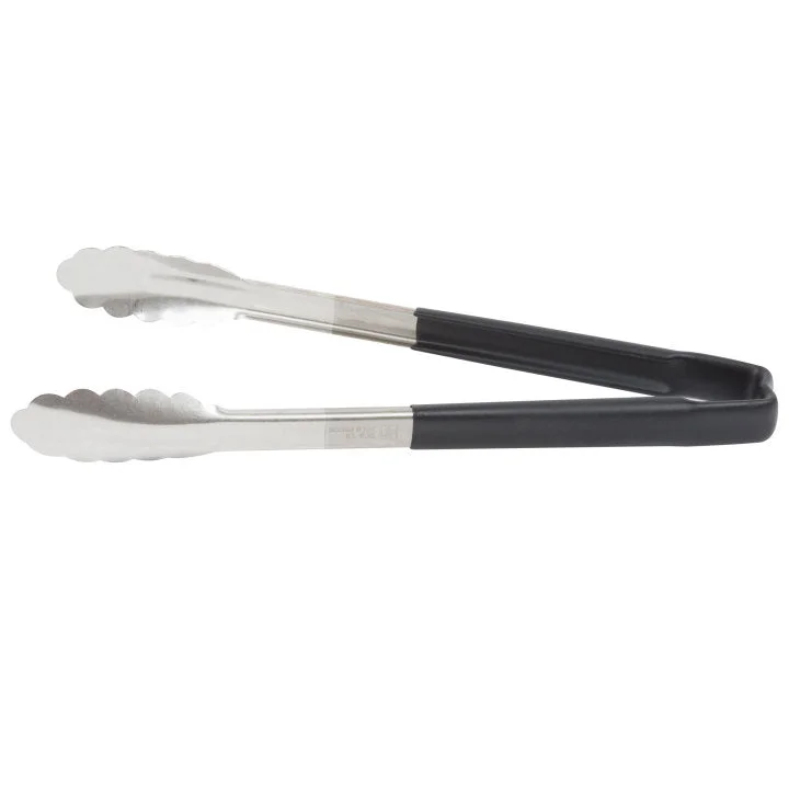 Vollrath 12" Utility Tongs, Black Handle