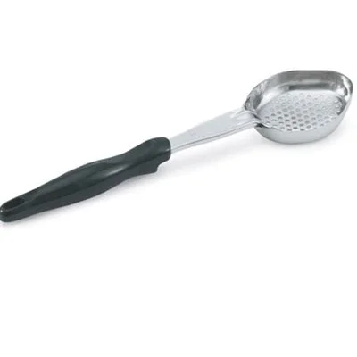 Vollrath 3 Oz Perforated Oval Spoodle, Black Handle