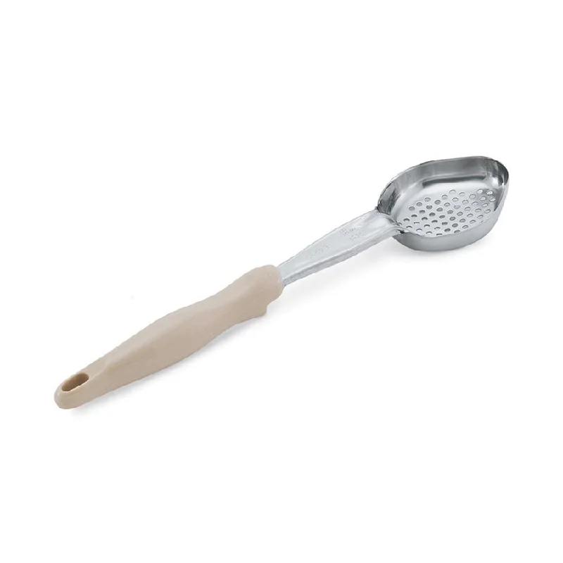 Vollrath 3 Oz Perforated Spoodle, Beige Handle