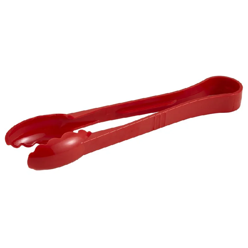 Winco 12" Serving Tongs, Red