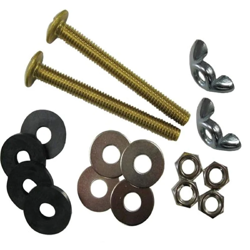 68-7321 Tank To Bowl Bolt Set Heavy Duty, Solid Brass