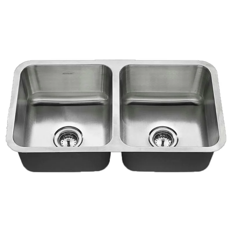 32" Double Basin Undermount Kitchen Sink in Stainless Steel