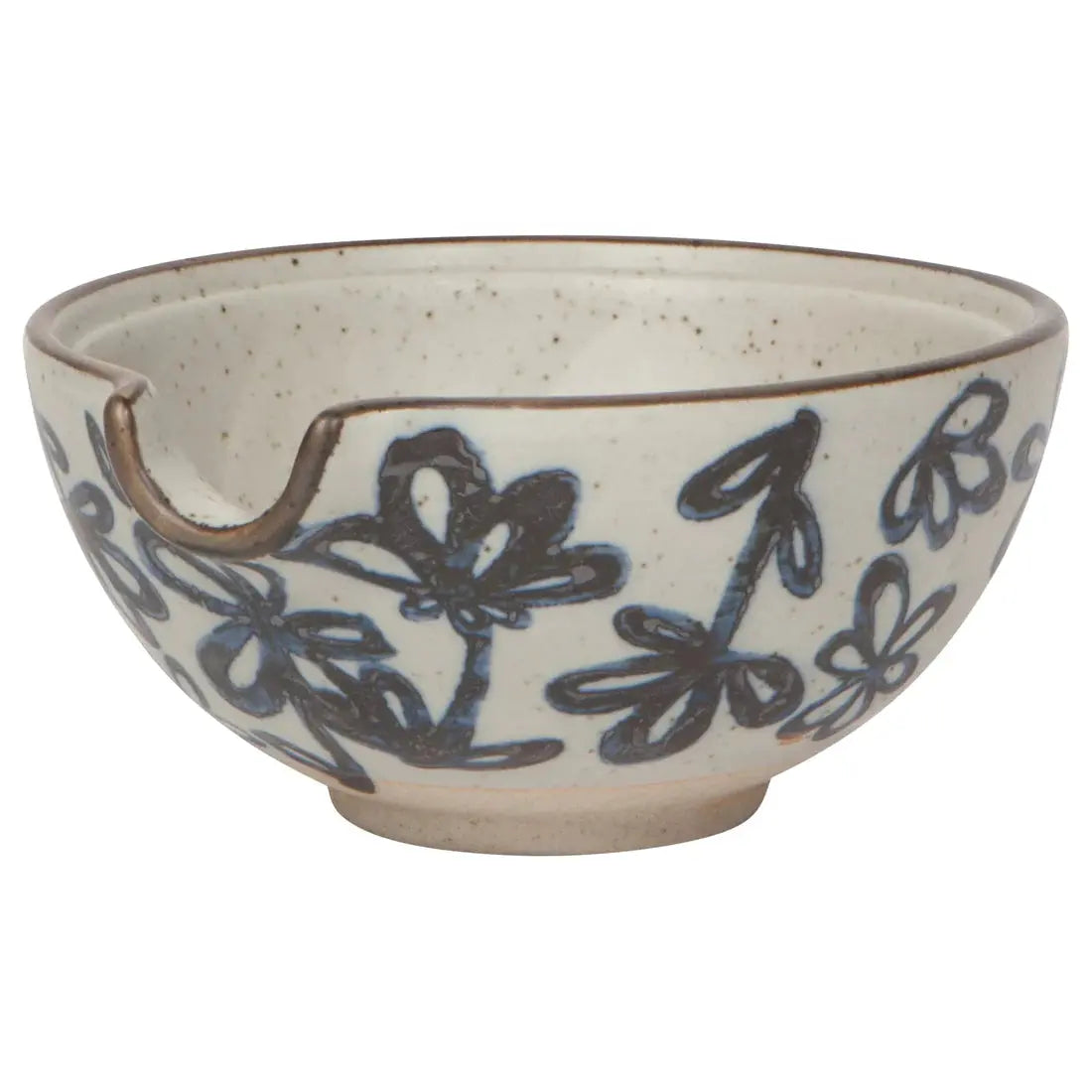 Organic Daisy Print Small Mixing Bowl, 5.75 inch