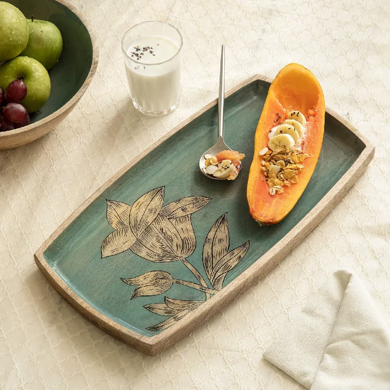 Iris large serving platter