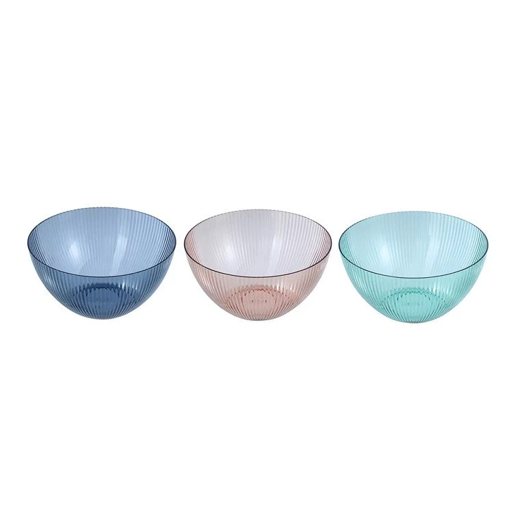 Palm Deco Salad Bowl, 25.5cm, 3 Asstd Colours