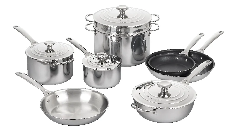 Le Creuset 12pc Stainless Steel Cookware Set