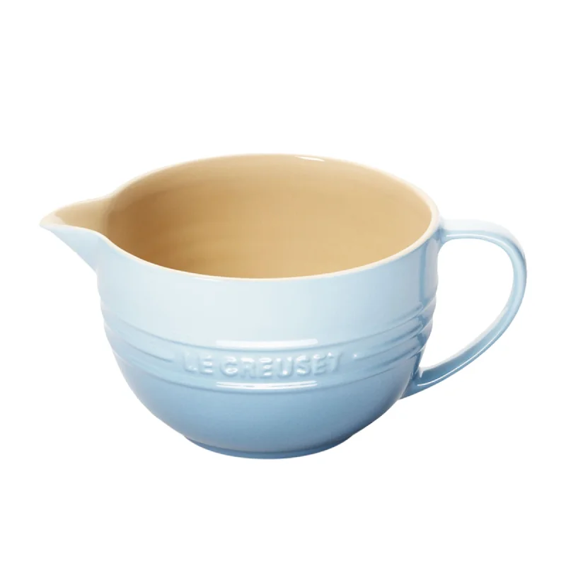 Le Creuset Stoneware Mixing Jug 17cm 2 Litre Coastal in Blue