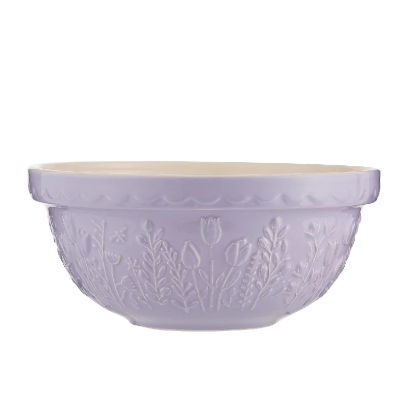 Mason Cash In The Meadow Tulip Mixing Bowl 24cm - 2L Lilac