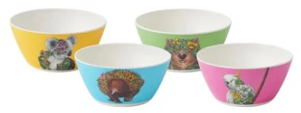 Maxwell & Williams Marini Ferlazzo Wild Planet Bamboo Bowl S/4 Assorted