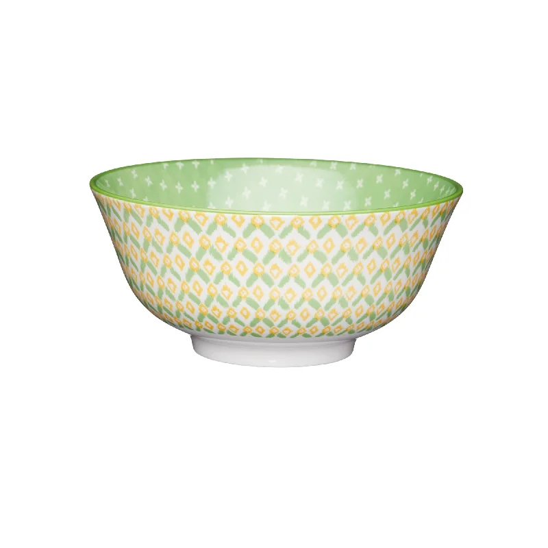 Mikasa Does It All Bowl - Geometric Green