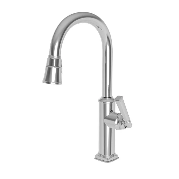 Kitchen Faucet Zemora 1 Lever ADA Satin Bronze PVD Pull Down Spout Height 10-4/9 Inch 1.8 Gallons per Minute