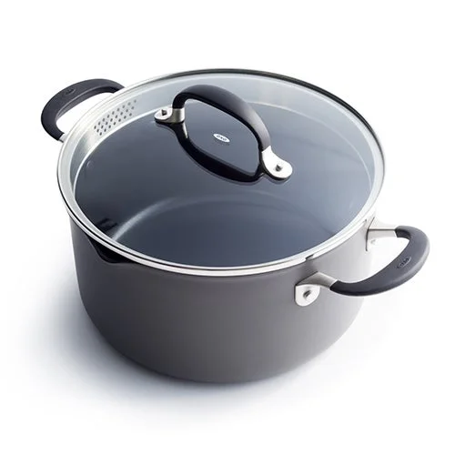 OXO - Good Grips Nonstick 6qt Stockpot w/ Straining Led