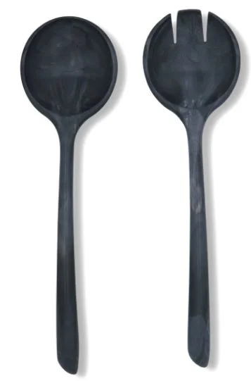 Put A Lid On It - Salad Serving Set - The Servers - Charcoal