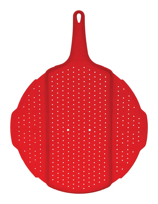 Squish 7 in.   W X 18 in.   L Red Polypropylene Collapsible Splatter Screen