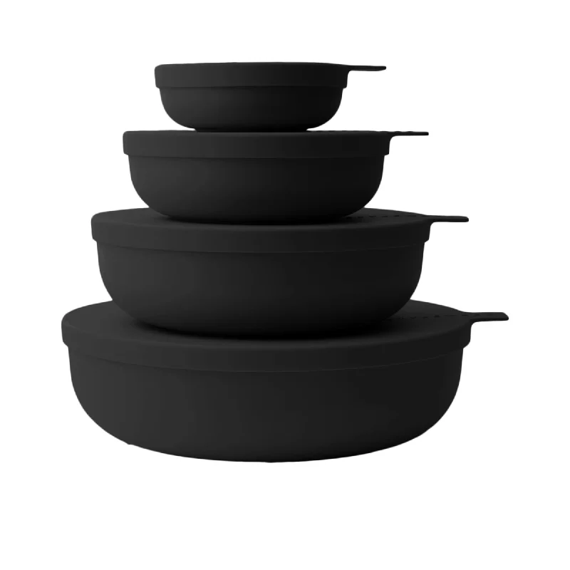 Styleware Nesting Storage Bowl Set 4 Piece in Midnight