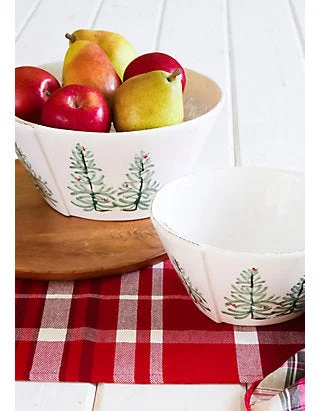 Vietri - Lastra Holiday Large Stacking Serving Bowl