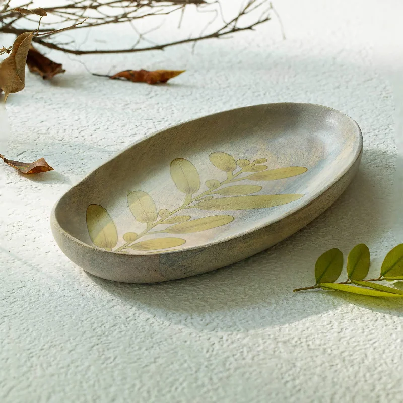 Wisteria Yellow Platter - Large