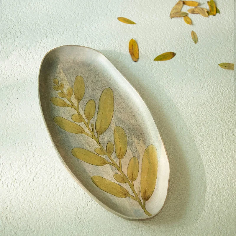 Wisteria Yellow Platter - Small