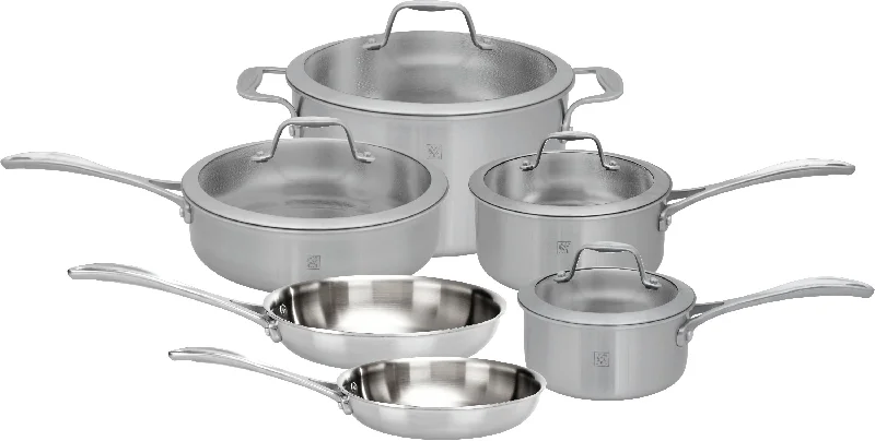 Zwilling J.A. Henckels - Spirit Try-Ply 10pc Stainless Steel Cookware Set