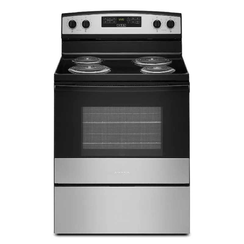 Amana 30" Stainless Steel Electric Range (4.80 Cu Ft) - YACR4303MMS