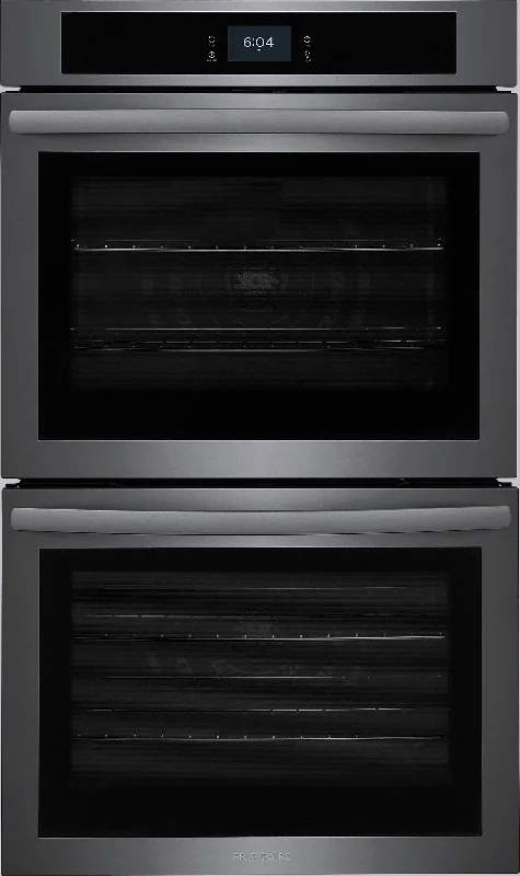 Frigidaire Black Stainless Steel 30" Double Wall Oven with Fan Convection (10.6 Cu. Ft) - FCWD3027AD