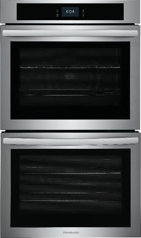 Frigidaire Stainless Steel 30" Double Wall Oven with Fan Convection (10.6 Cu. Ft) - FCWD3027AS