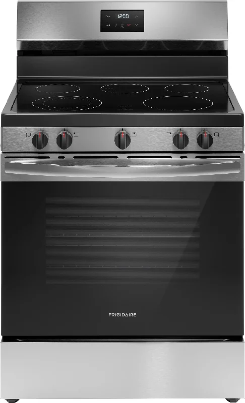 Frigidaire Stainless Steel 30" Electric Range (5.3 Cu. Ft) - FCRE305CBS