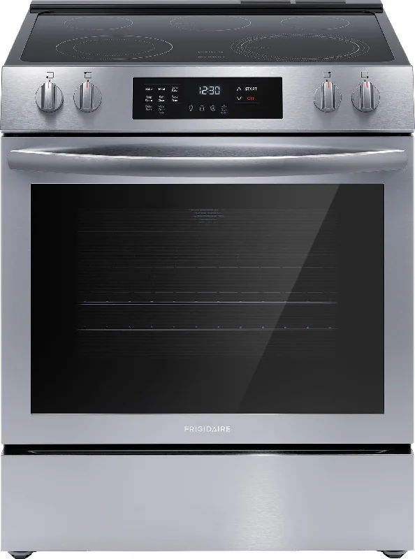 Frigidaire Stainless Steel 30" Freestanding Electric Range (5.3 Cu. Ft.)- FCFE308CAS