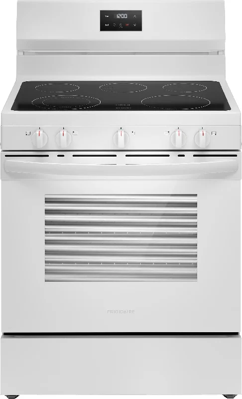 Frigidaire White 30" Electric Range (5.3 Cu. Ft) - FCRE305CBW