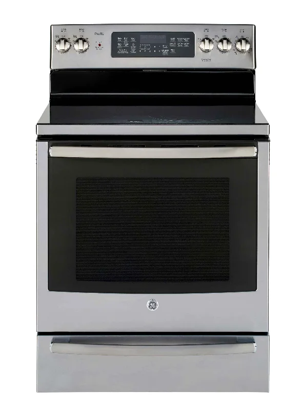 GE Profile Stainless Steel 30" Freestanding Electric Range (6.2 Cu.Ft.) - PCB940YKFS