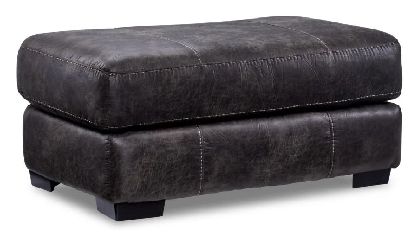 Grant Ottoman - Steel