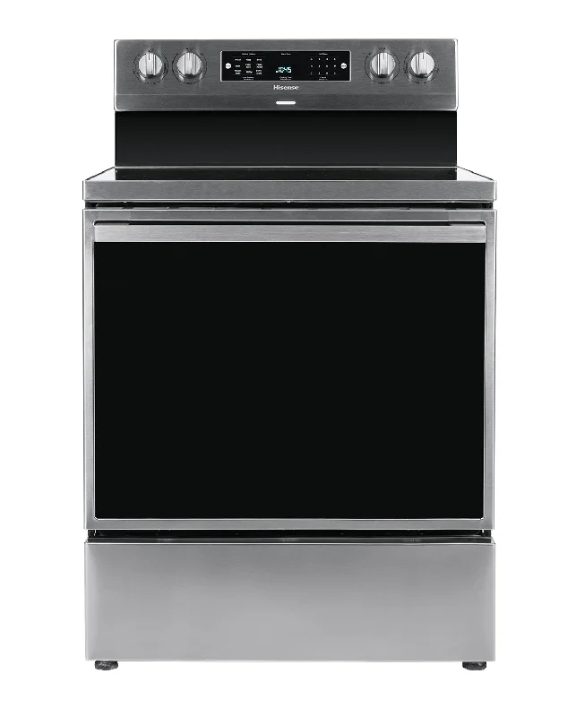 Hisense Stainless Steel Range True Convection with 11 Baking Programs Including Air Fry (5.8 Cu. Ft) - HBE3501CPS