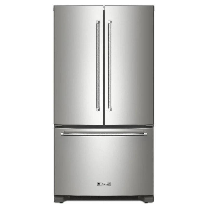 KitchenAid Fingerprint Resistant Stainless Steel Counter-Depth French Door Refrigerator (20 Cu.Ft) - KRFC136RPS